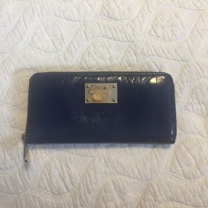 Michael Kors blue wallet